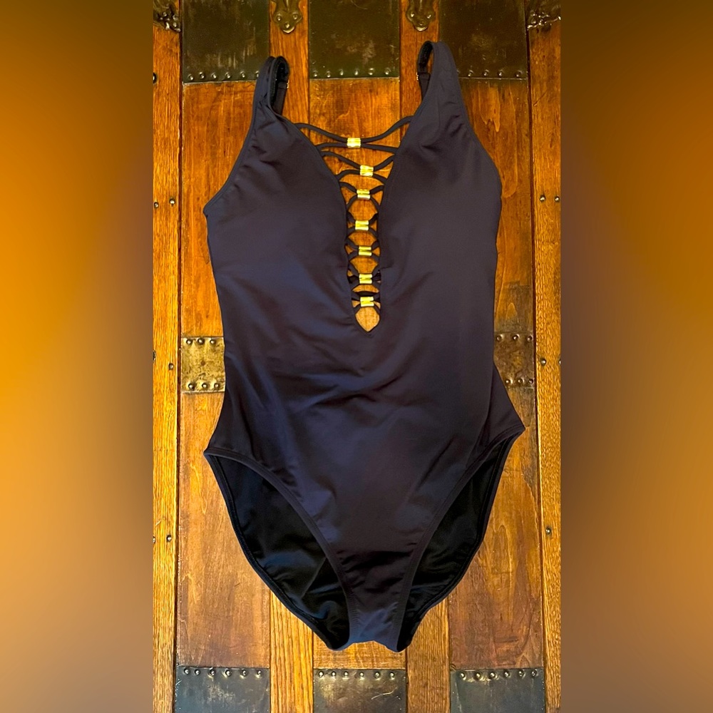 Black One-piece Bathing Suit by Bleu/Rod Beattie